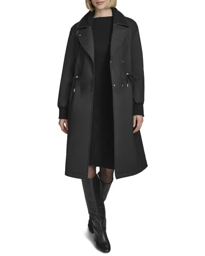 Andrew Marc Finley Coat In Black