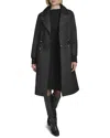 Andrew Marc Finley Coat In Black