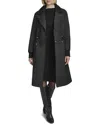 Andrew Marc Finley Coat In Black