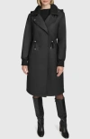 Andrew Marc Finley Coat In Black