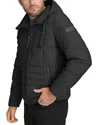 Andrew Marc Fitzroy Quilted Puffer Jacket In Black