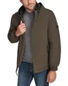 Andrew Marc Gatton Reversible Fleece Jacket In Green