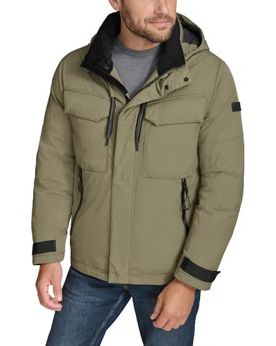 Andrew Marc Gawler Jacket In Fatigue