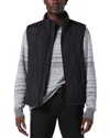 Andrew Marc Hampden Quilted Vest In Blue
