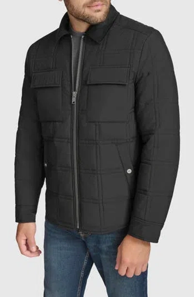 Andrew Marc Hudson Quilted Jacket In Black