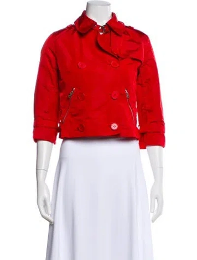 Pre-owned Andrew Marc Jacket In Red