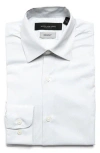 Andrew Marc Kids' Pin Dot Button-up Shirt In Grey/white
