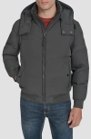 Andrew Marc Langham Water Resistant Hooded Puffer Bomber Jacket In Gold