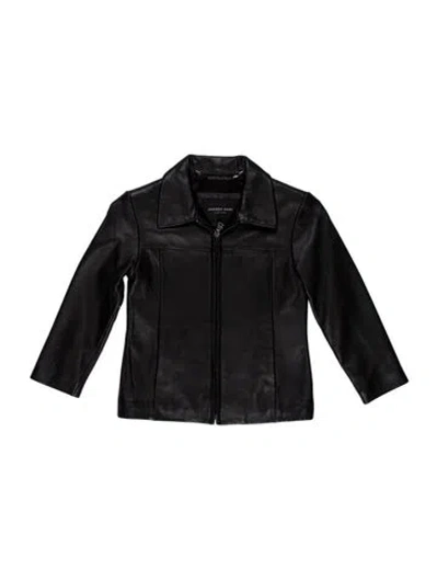 Pre-owned Andrew Marc Leather Jacket In Black