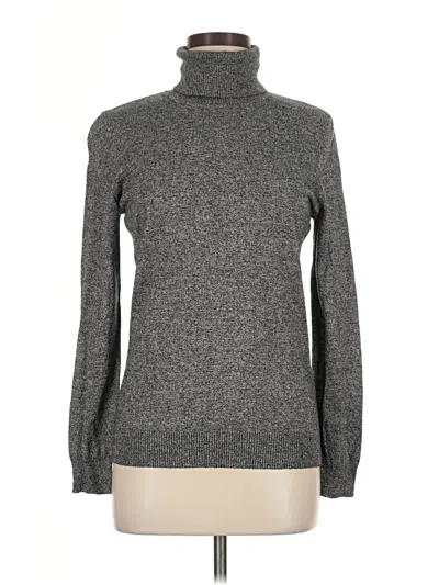 Pre-owned Andrew Marc Long Sleeve Turtleneck In Gray