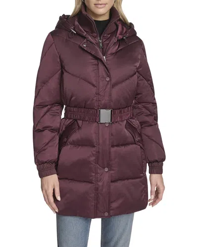 Andrew Marc Mallee Hooded Parka In Purple