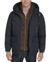 Andrew Marc Marlton Hybrid Puffer Jacket In Black