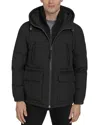 Andrew Marc Marlton Hybrid Puffer Jacket In Black
