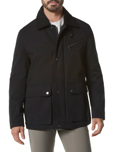 Andrew Marc Men's Axial Padded Field Jacket In Black