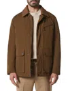 Andrew Marc Axial 30 Barn Jacket In Cappuccino