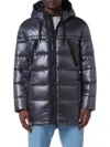 ANDREW MARC MEN'S BARRETO HOODED PUFFER JACKET