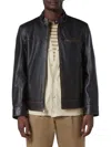 ANDREW MARC MEN'S CARUSO LEATHER RACING JACKET