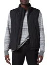Andrew Marc Hampden Quilt Vest In Black