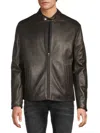 Andrew Marc Men's Macys Leather Jacket In Black