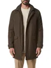 Andrew Marc Men's Merrimack Hooded Longline Jacket In Jungle