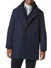 Andrew Marc Men's Picton Solid Jacket With Bib In Ink