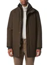Andrew Marc Men's Picton Solid Jacket With Bib In Jungle