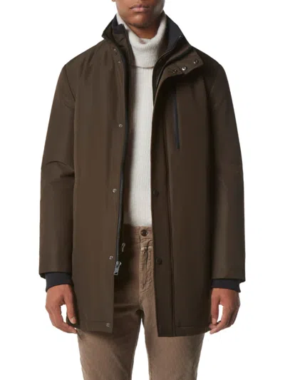 Andrew Marc Men's Picton Solid Jacket With Bib In Jungle