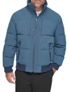 Andrew Marc Sideling Quilted Jacket In Lagoon