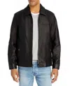 Andrew Marc Men's Rockaway Leather Jacket In Black In Black