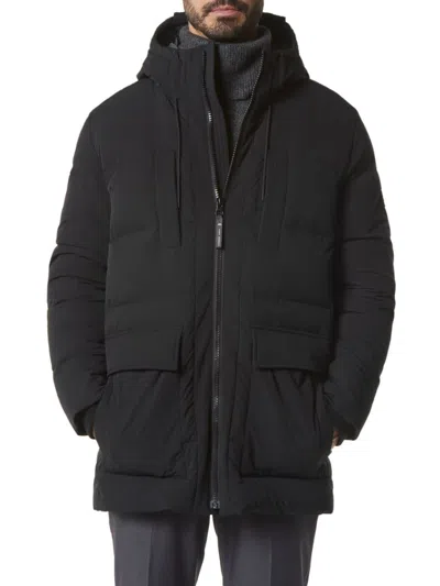 Andrew Marc Men's Silverton Water Resistant Crinkle Down Jacket In Black