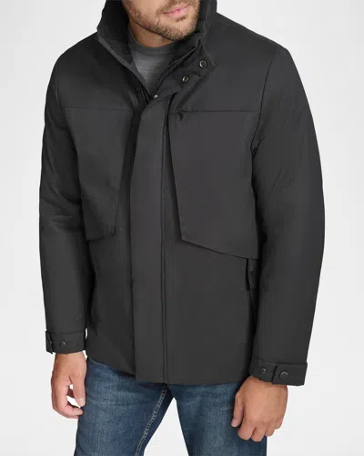 ANDREW MARC MEN'S SUEDED MIDWEIGHT JACKET