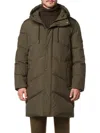 Andrew Marc Men's Sullivan Down Hooded Puffer Jacket In Forest