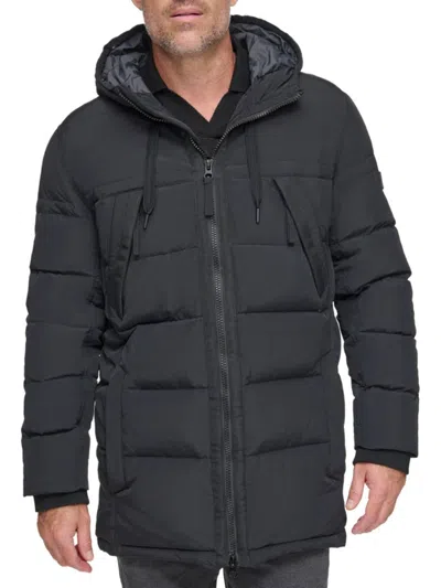 Andrew Marc Men's The Holden Puffer Parka In Black