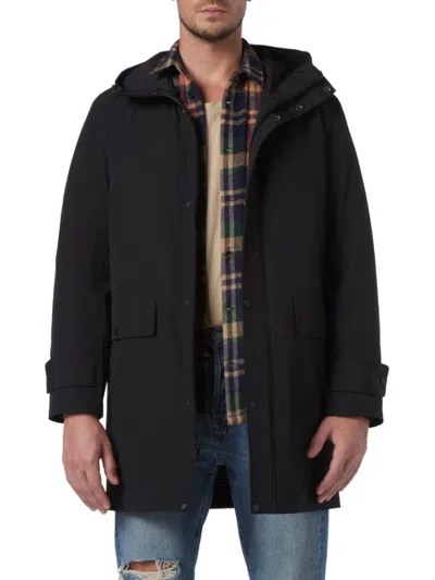 Andrew Marc Men's Tucker Hooded Parka In Black