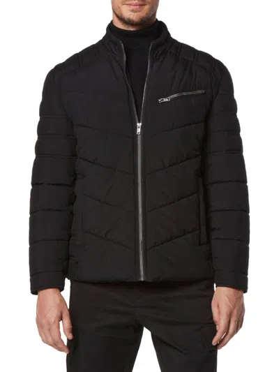 ANDREW MARC MEN'S WINSLOW STAND COLLAR PUFFER JACKET