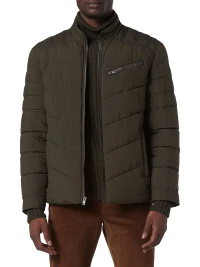 ANDREW MARC MEN'S WINSLOW STAND COLLAR PUFFER JACKET
