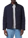 Andrew Marc Winslow Quilted Jacket In Navy