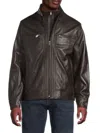 Andrew Marc Men's Winton Leather Jacket In Black