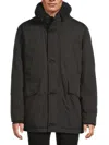 Andrew Marc Men's Wittstock Stand Collar Parka In Black
