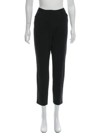 Pre-owned Andrew Marc Mid-rise Skinny Pants In Gray