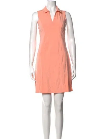 Pre-owned Andrew Marc Mini Dress W/ Tags In Orange
