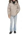 Andrew Marc Nisko Water Resistant Quilted Parka In Brindle