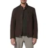 Andrew Marc Norworth Leather Jacket In Brown