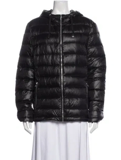 Pre-owned Andrew Marc Nylon Down Jacket In Blue