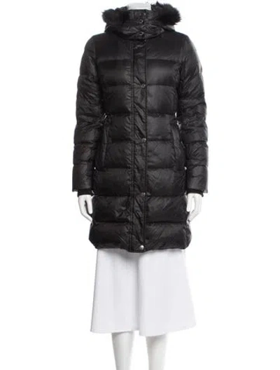 Pre-owned Andrew Marc Nylon Down Jacket In Gray