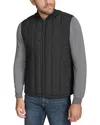 Andrew Marc Water Resistant Quilted Puffer Vest In Black