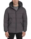 Andrew Marc Palmerton Micro Ripstop Puffer Jacket In Gray