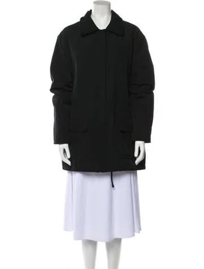 Pre-owned Andrew Marc Parka In Black