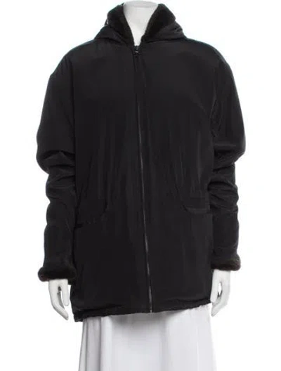 Pre-owned Andrew Marc Parka In Black