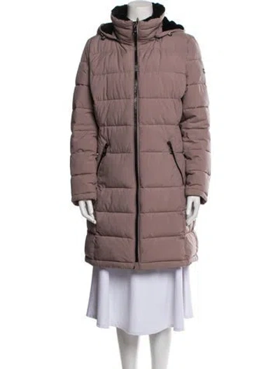 Pre-owned Andrew Marc Performance Coat In Purple